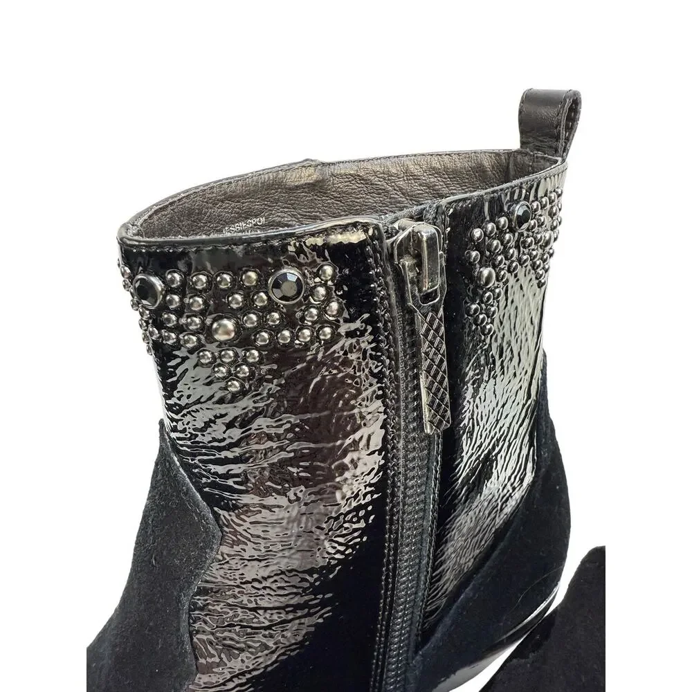 Donald J Pliner Jessiespol Western Couture Collection Ankle Boots‎ Leather 7.5 - Picture 4 of 13